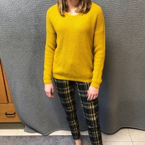 Yellow sweater